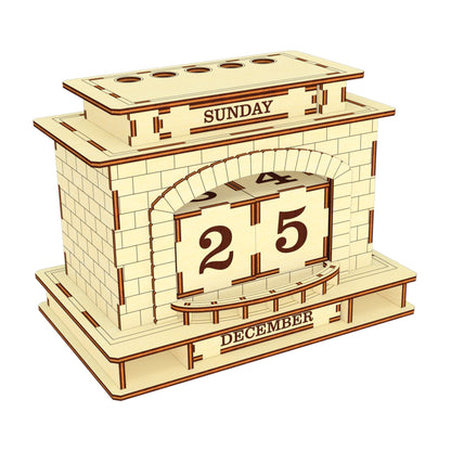 Perpetual calendar & Pen holder Fireplace