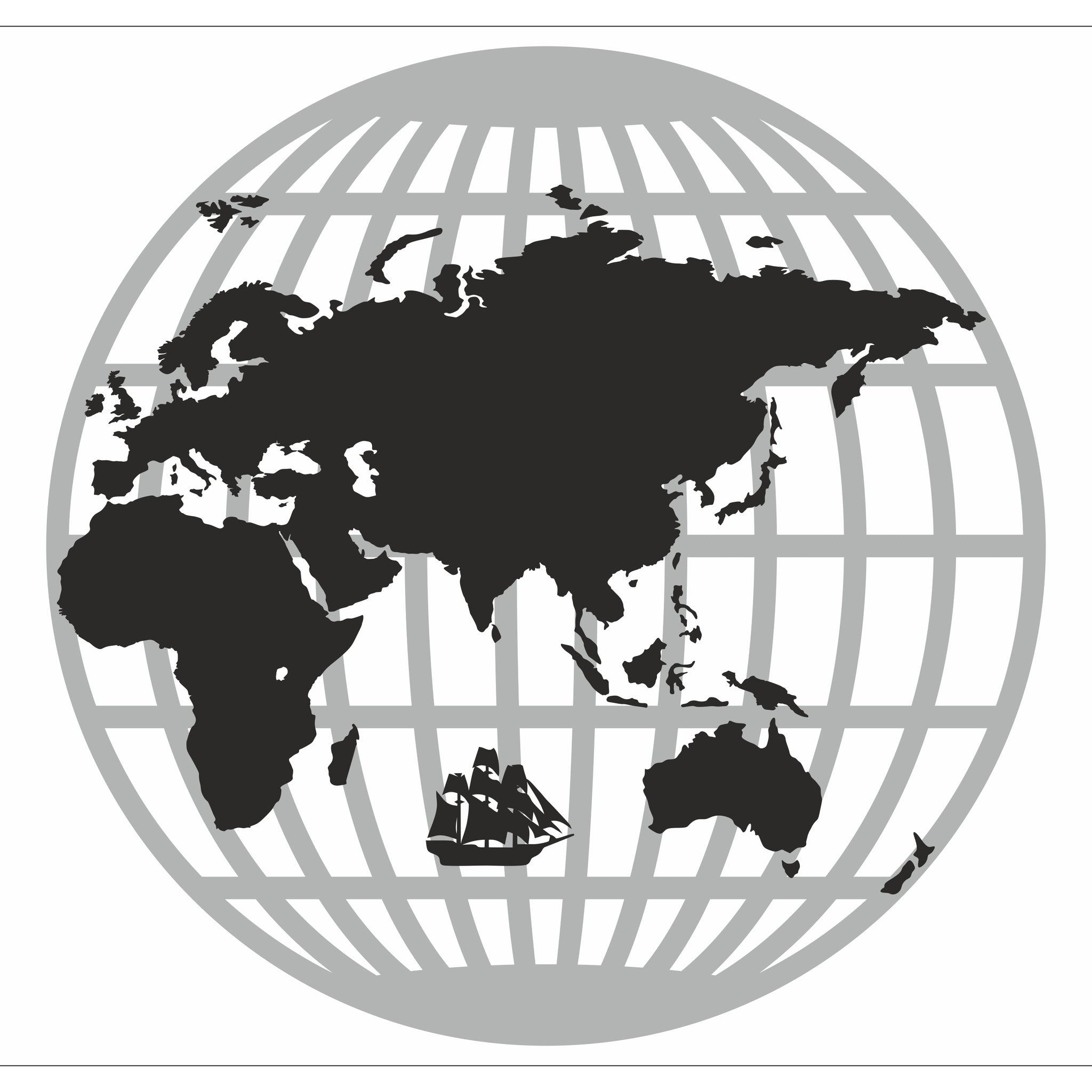 Wolrd Map Rounded Round World Map – Vector Painter