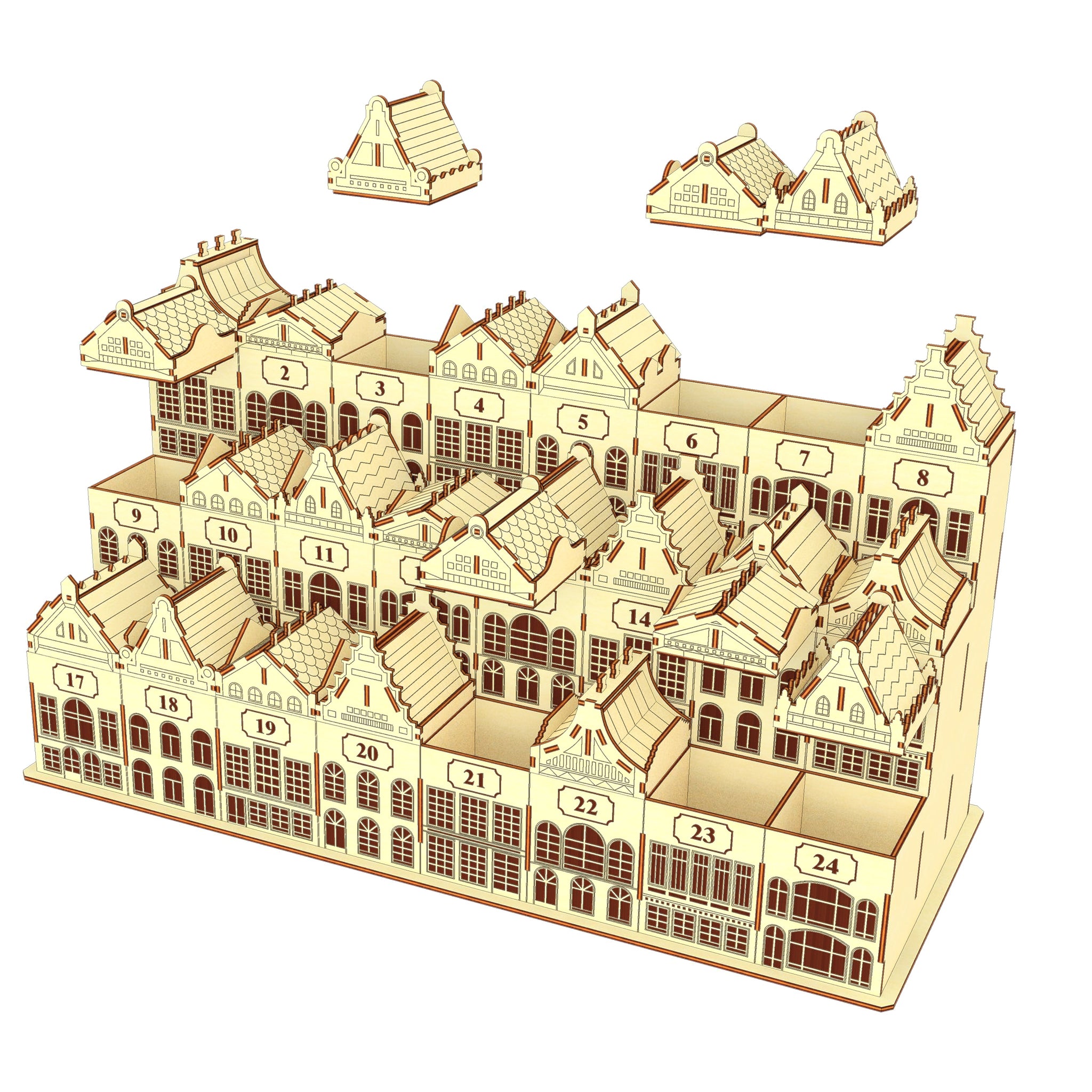 Advent Calendar Town Vector Painter advent-calendar-town-vector-painter