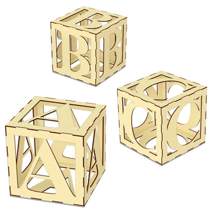 Alphabet cube letters