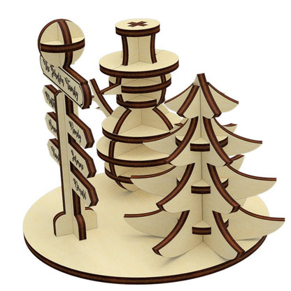 North pole Family Sign