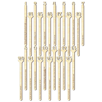 Advent Calendar sticks