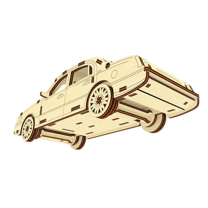 Plywood car