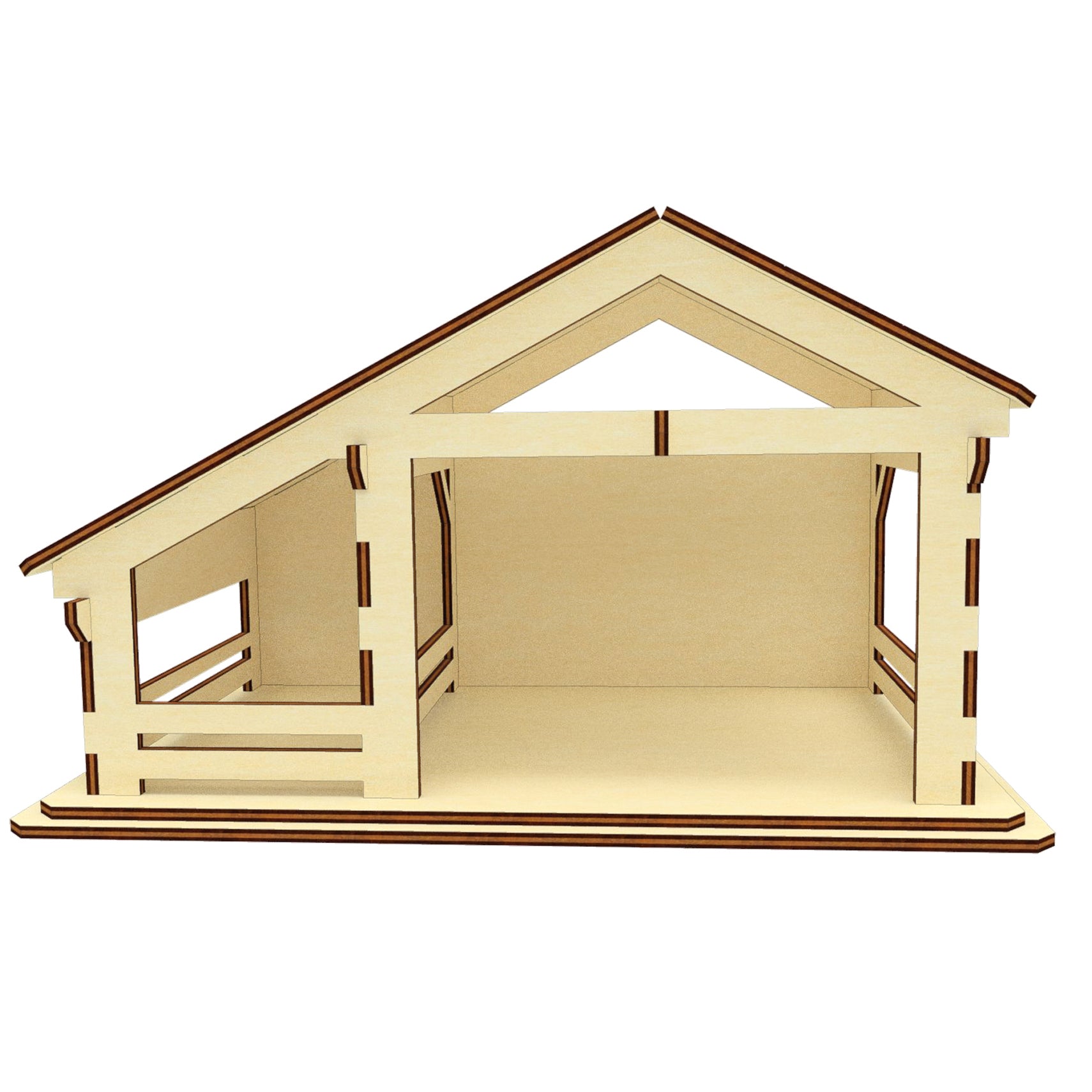 Nativity Barn 1 Vector Painter
