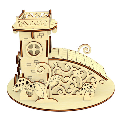 Mushroom fairy house