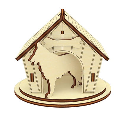 Doghouse Ornament #1