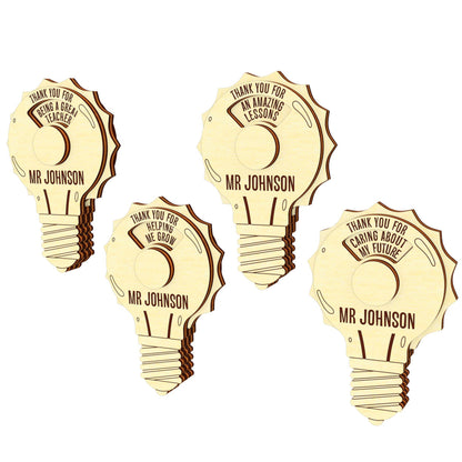 Lamp - gift card for teacher