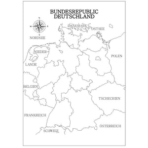 Germany puzzle map