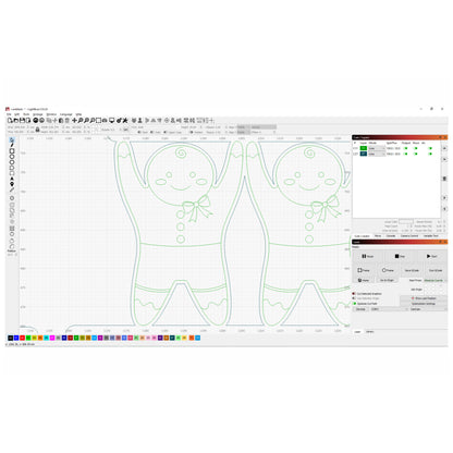 Gingerbread Man Christmas Family ornament