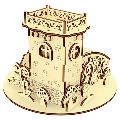 Mushroom fairy house