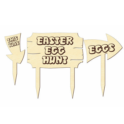 Easter Egg Hunt Signs