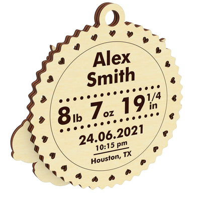 Baby birth ornament
