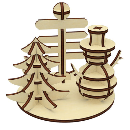 North pole Family Sign