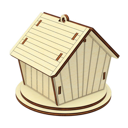 Doghouse Ornament #1