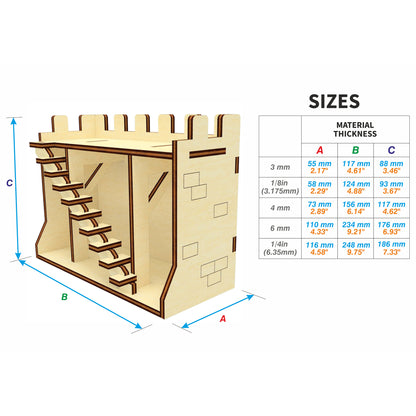 Small wall of the Castle Set