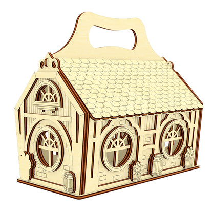 "House" Box for sweets, Easter candy box