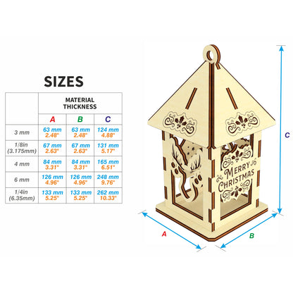 Christmas Lamp Ornament