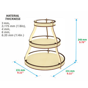 Round display stand