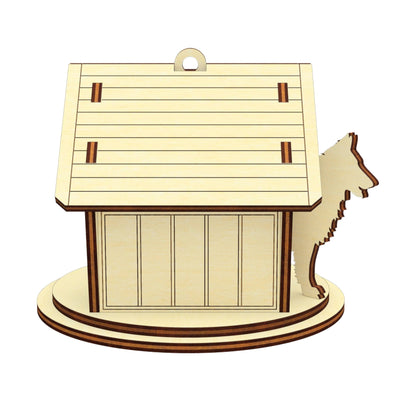 Doghouse Ornament #1