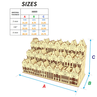 Advent Calendar Town