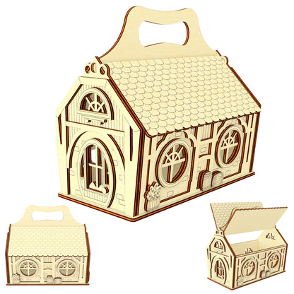 "House" Box for sweets, Easter candy box
