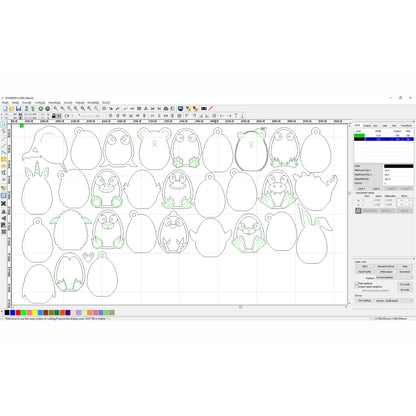Layered Animal Ornaments