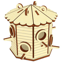 Load image into Gallery viewer, Birdhouses 10 ornaments
