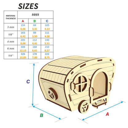 Guinea Pig Camper House