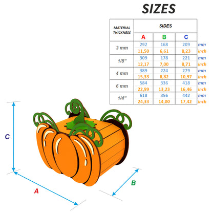 Halloween Pumpkin Box