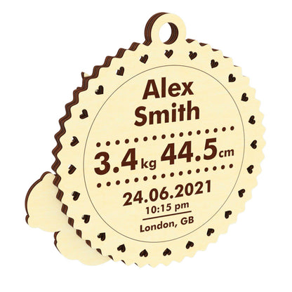 Baby birth ornament