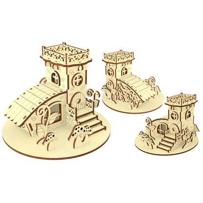 Mushroom fairy house