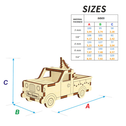 Small Christmas Truck