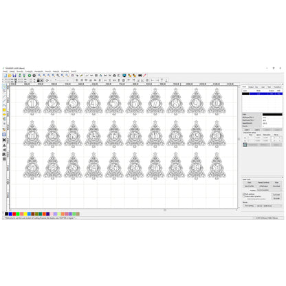 Christmas tree Letter ornaments