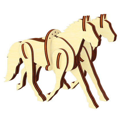 Carriage with horses