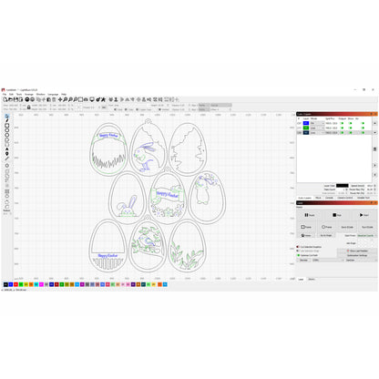 Easter layered ornaments