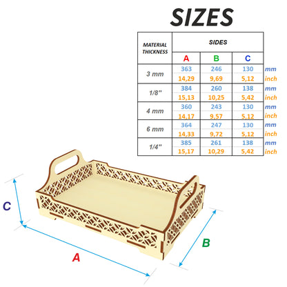 Tray with Optional Egg Holder