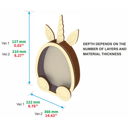 Animal boxes for chocolate eggs