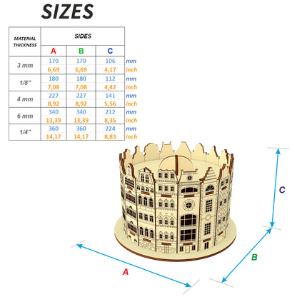 "Old Town" Candy box