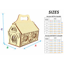 Load image into Gallery viewer, &quot;House&quot; Box for sweets, Easter candy box
