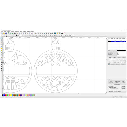 Name Christmas ornaments