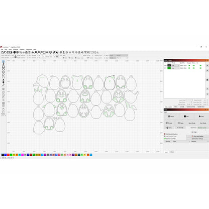 Layered Animal Ornaments