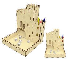 Load image into Gallery viewer, Castle dice tower
