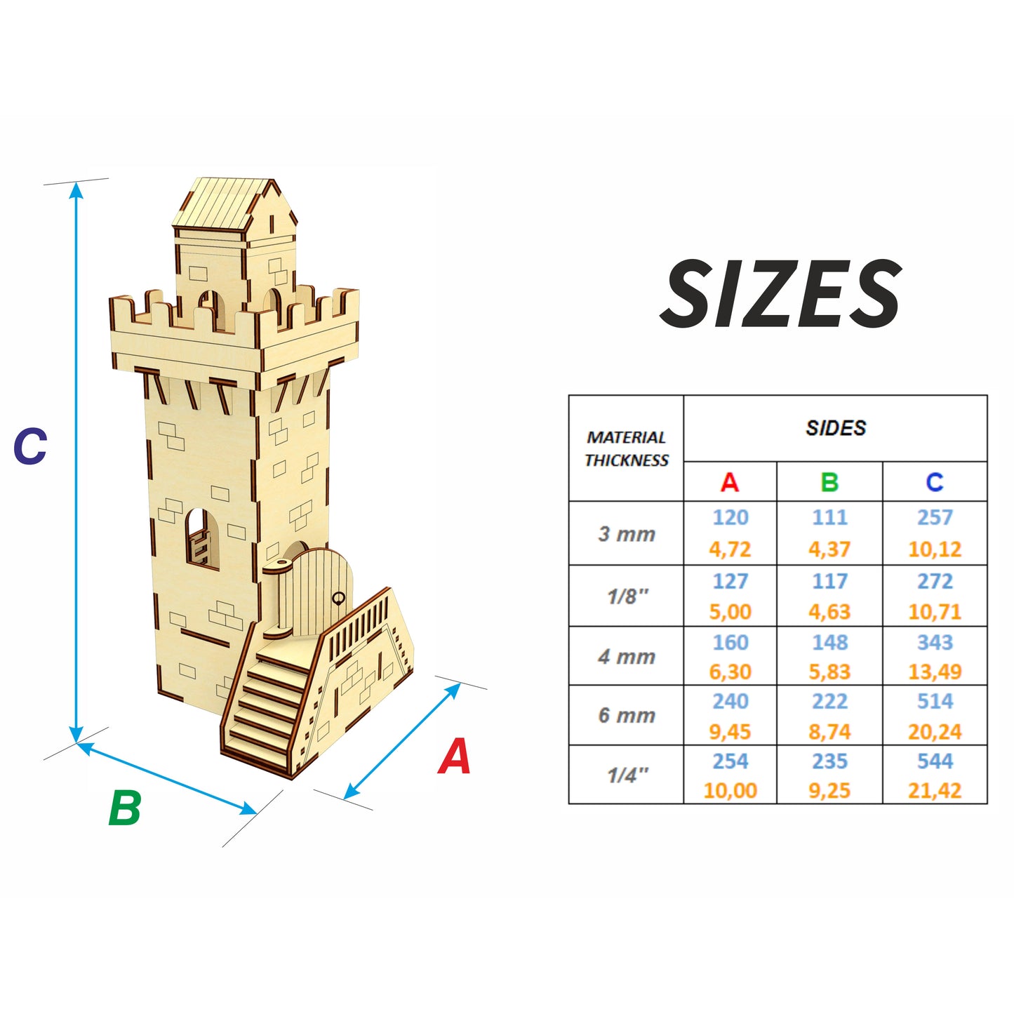 Big tower of the Castle Set