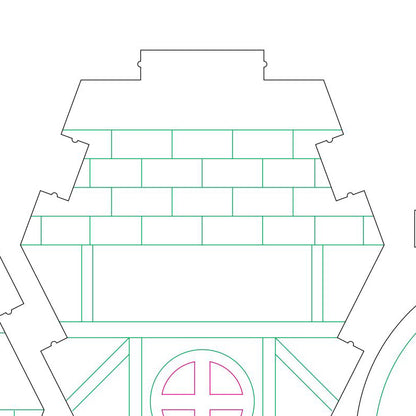 Christmas House Ornament