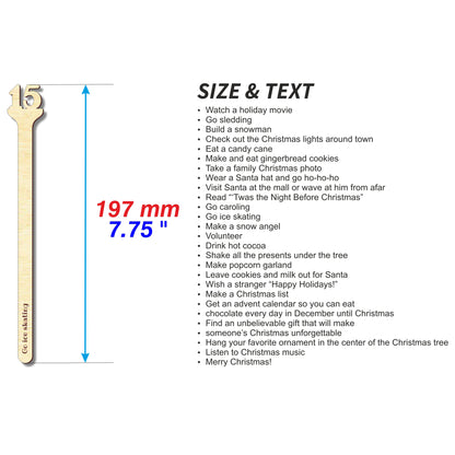 Advent Calendar sticks