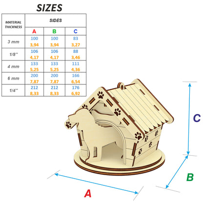 Doghouse Ornament #2