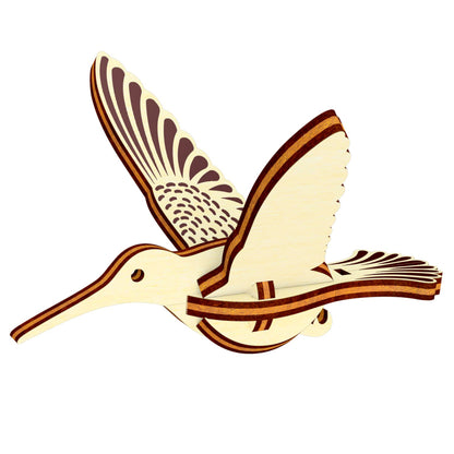 Bird Ornaments - Dove, Robin, Swallow, Blue Jay, and Hummingbird