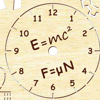 Clock face "Physics"