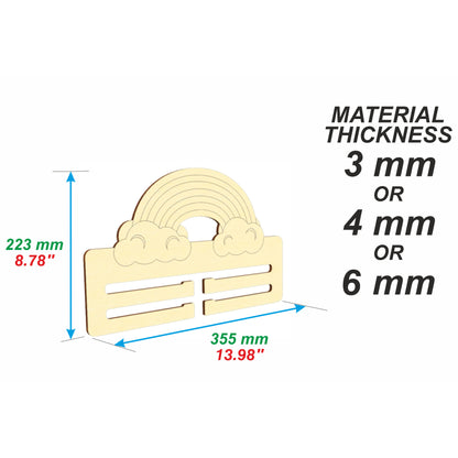Medal holder Rainbow