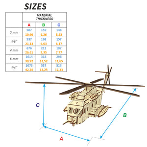 Helicopter Aircraft Model